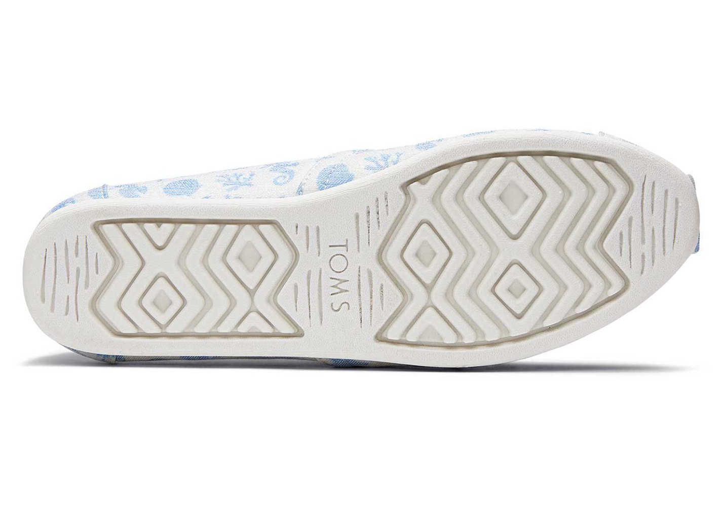 Toms Alpargata Seahorses Espadrille White/Blue - Womens - 81275-NZWS